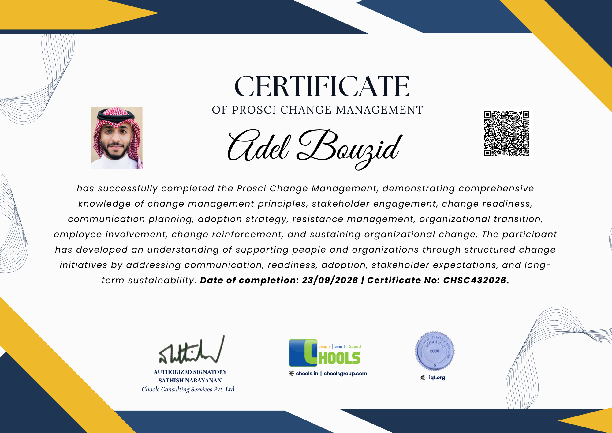 Emerging Business Program Certificate